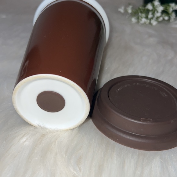 L. L. Bean Brown Ceramic Tumbler With Silicone Cover - Picture 5 of 7